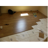 instalação piso laminado sobre cerâmica Praça Seca