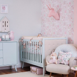 papel de parede para quarto de bebê valores Maria da Graça