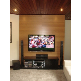 Piso Laminado Parede Sala